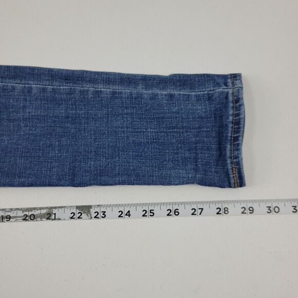 Levi's 721 high rise skinny‎ Jeans blue size 27 denim womens 3721 - Picture 7 of 12